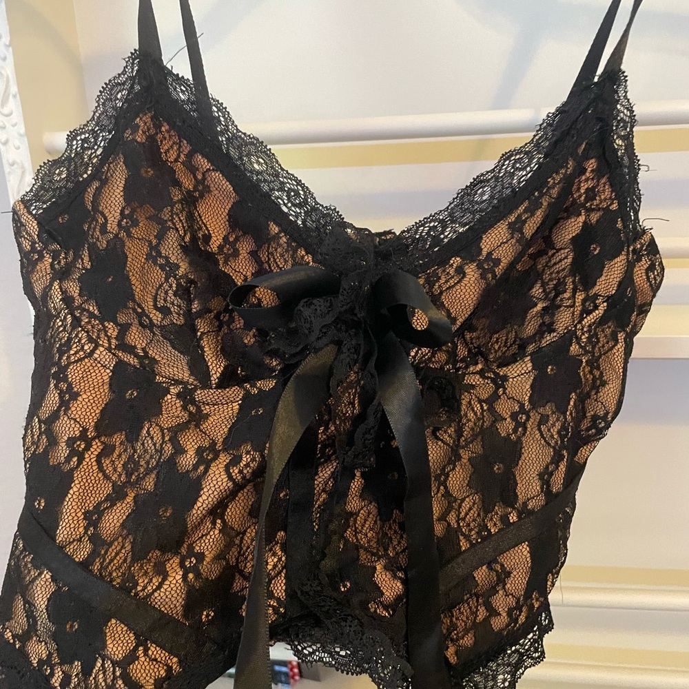 lace corset shape top
